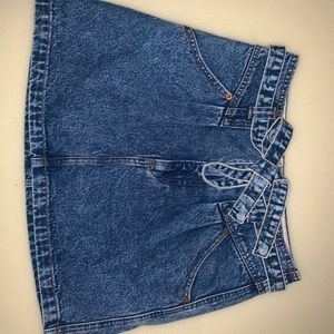 Abercrombie Denim Tie Skirt